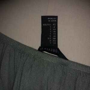 off the shoulder crop top